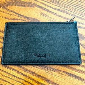 Coach card and money small wallet.